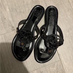 Tory Burch Black patent Sandals
